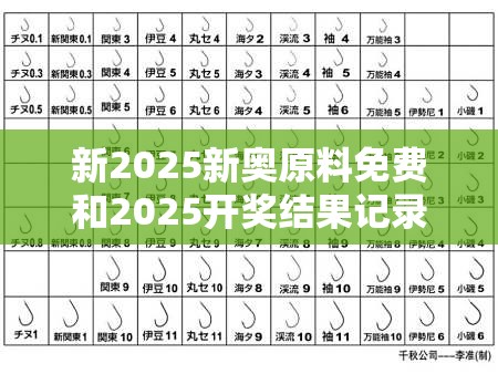 新2025新奥原料免费和2025开奖结果记录查询，重点释义、解释与落实,警惕不实的钓鱼钩