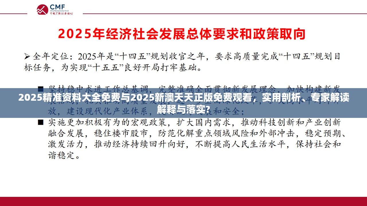 2025精准资料大全免费与2025新澳天天正版免费观看，实用剖析、专家解读解释与落实?