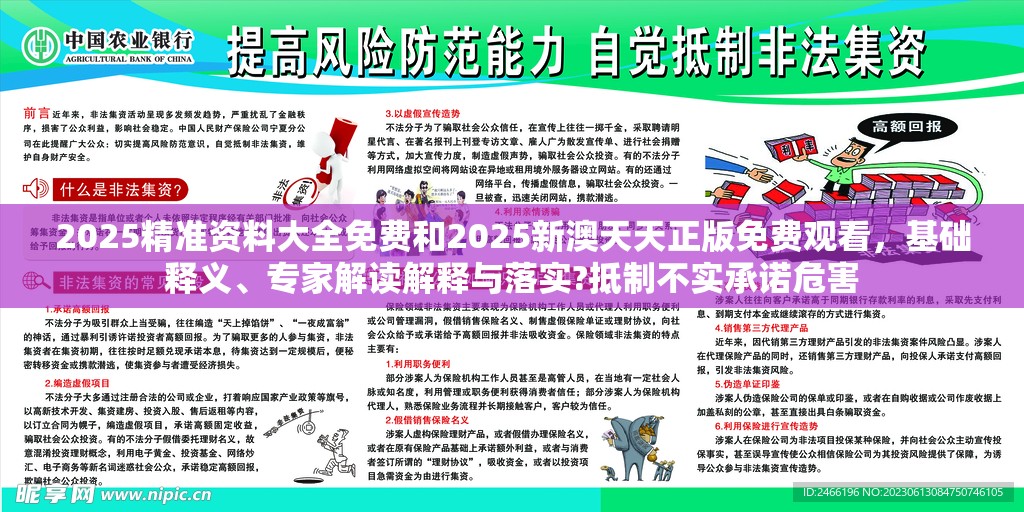 2025精准资料大全免费和2025新澳天天正版免费观看，基础释义、专家解读解释与落实?抵制不实承诺危害