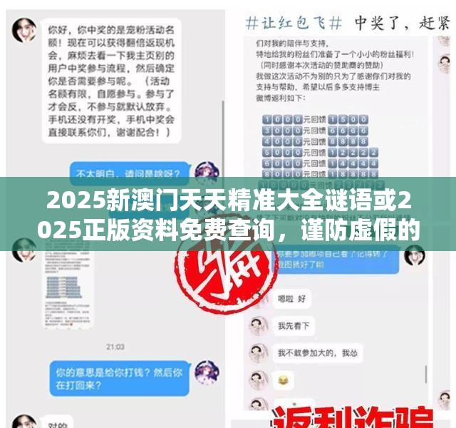 2025新澳门天天精准大全谜语或2025正版资料免费查询，谨防虚假的障眼法,条理释义、解释与落实
